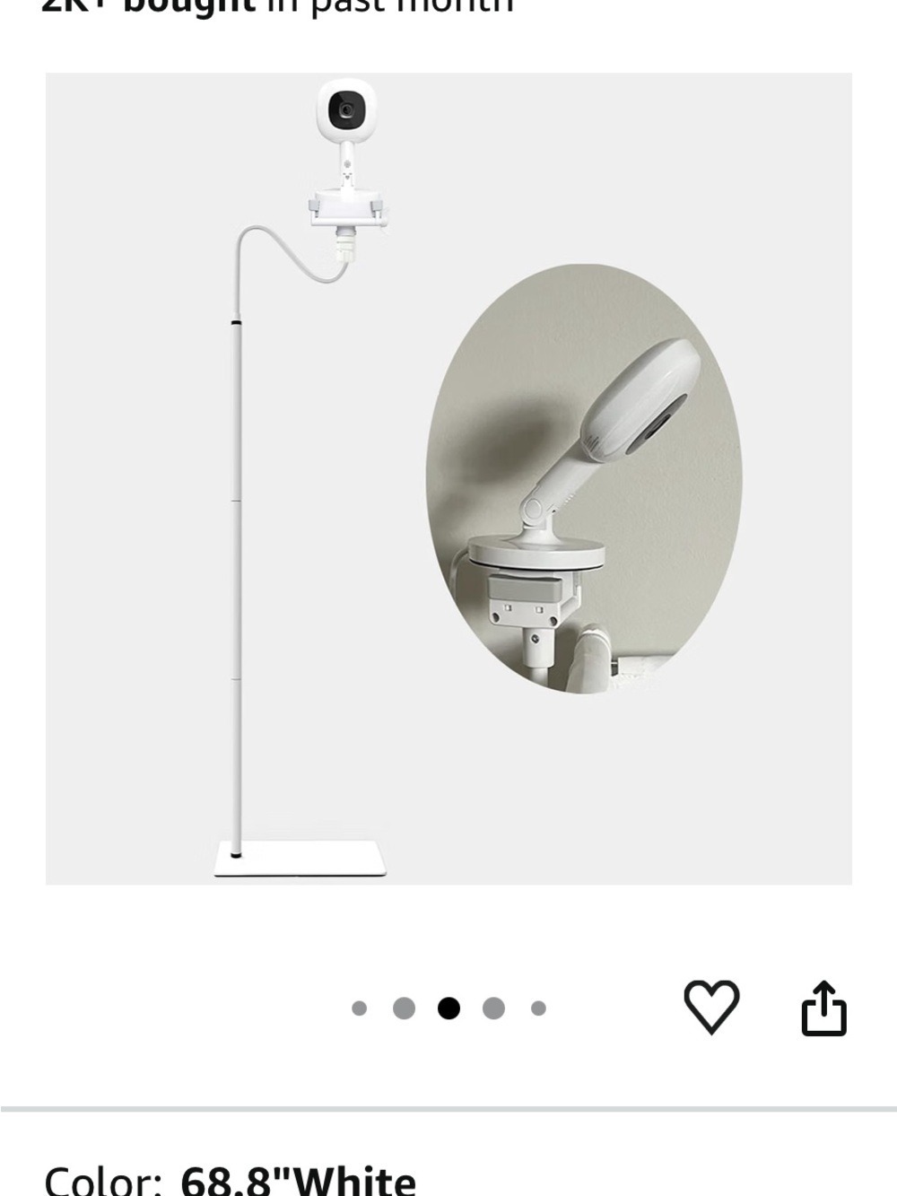 NIB Universal baby monitor camera holder